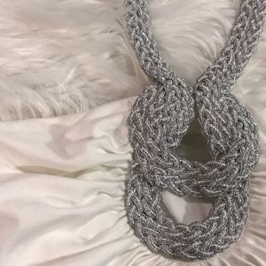 Fitted halter top *White house Black market*